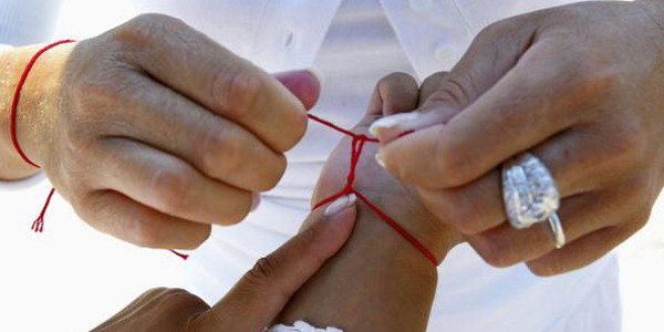 Hilo Rojo Kabbalah Mano Izquierda Colocacion Pulsera Proteccion